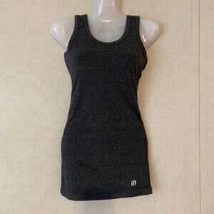 Joshua Perets Tank Top for Women Sleeve less‎ Round Neck Dark Gray Size 1